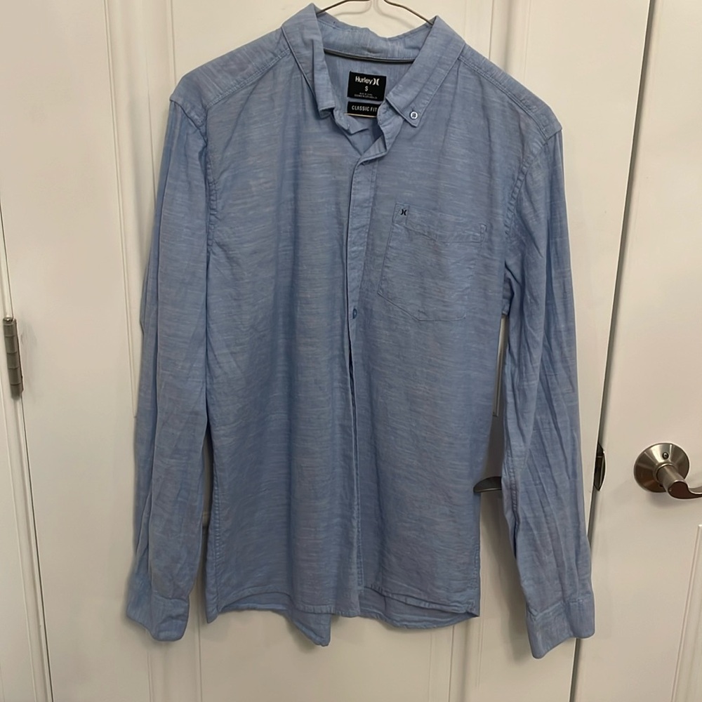 Hurley thick cotton classic fit button-down